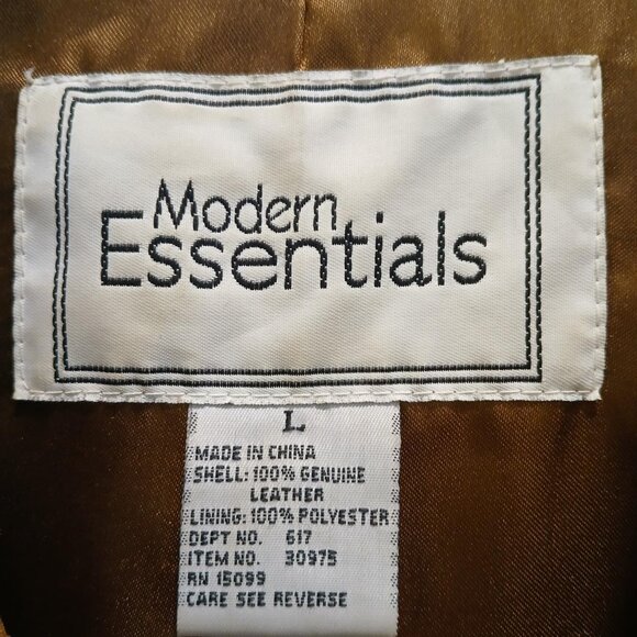 MODERN ESSENTIALS SUEDE LEATHER MID-LENGTH COAT - Picture 7 of 12